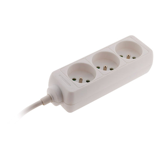 Bloc 3 Prises 16A Blanc 1M