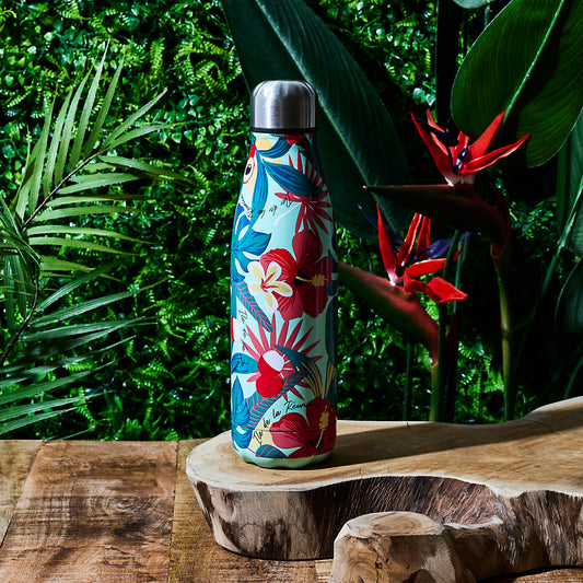 Gourde isotherme tropicale - In ti bout la Rényon dan out' main !