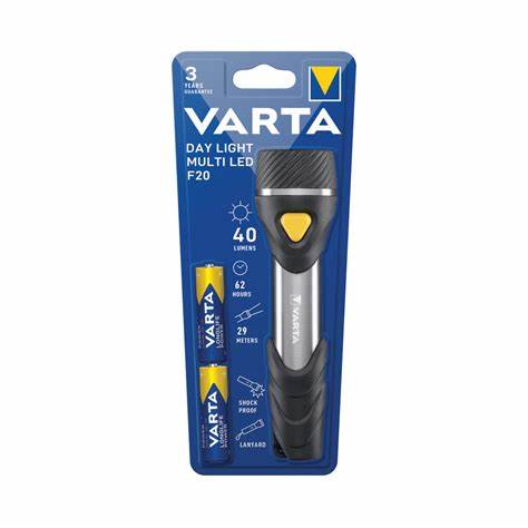Torche Varta DAY LIGHT F20 + R06 X2