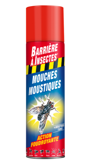 Insectes Volants - Aérosol 400ml Barrière à Insectes