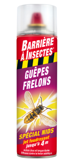 Guêpes, Frelons Spécial Nids 500ml Barrière à Insectes